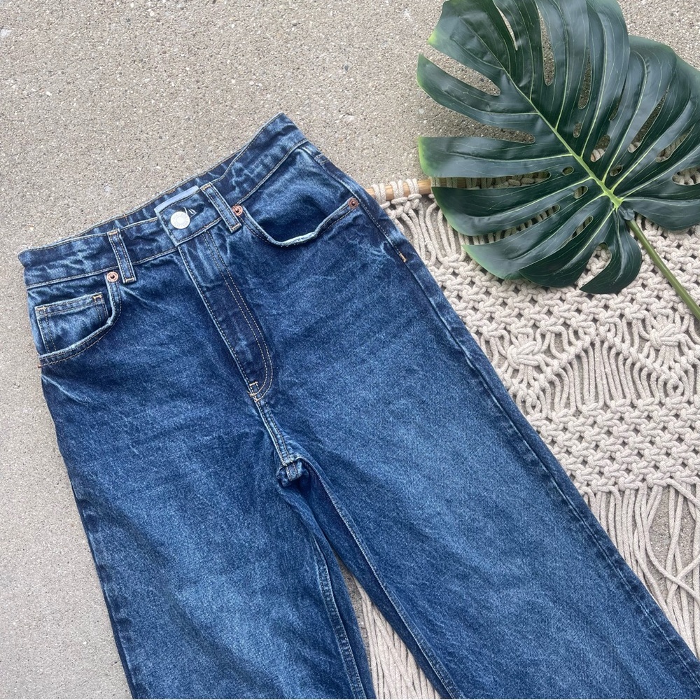 Zara High Rise Jeans Size 2 - Picture 3 of 7